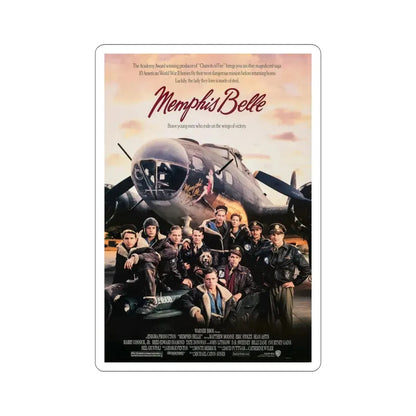Memphis Belle 1990 Movie Poster STICKER Vinyl Die-Cut Decal 5 Inch - The Sticker Space