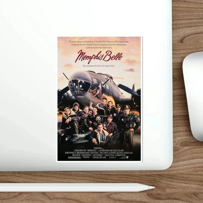 Memphis Belle 1990 Movie Poster STICKER Vinyl Die-Cut Decal - The Sticker Space