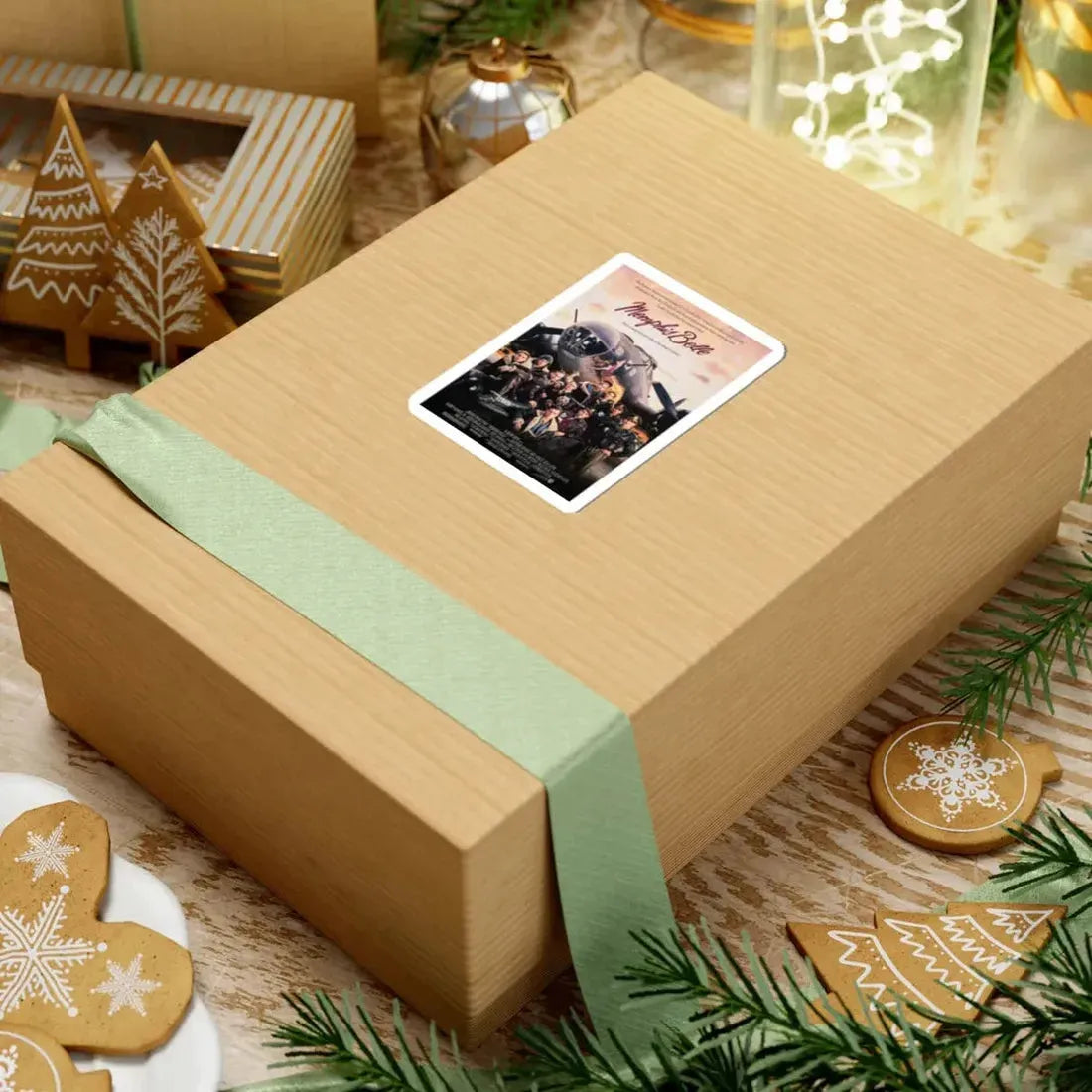 Memphis Belle 1990 Movie Poster - STICKER Vinyl Kiss-Cut Decal - The Sticker Space