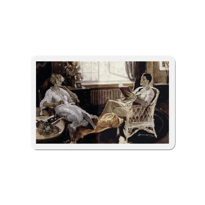 Men Are Easy Marks, Liberty magazine, July 11, 1925 (Magazine Illustration) Refrigerator Magnet - The Sticker Space