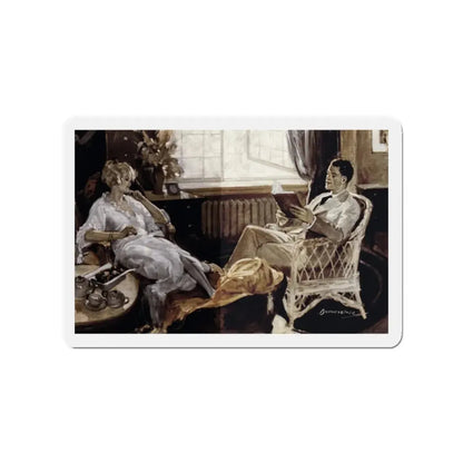 Men Are Easy Marks, Liberty magazine, July 11, 1925 (Magazine Illustration) Refrigerator Magnet - The Sticker Space