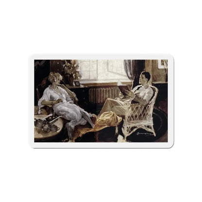 Men Are Easy Marks, Liberty magazine, July 11, 1925 (Magazine Illustration) Refrigerator Magnet - The Sticker Space