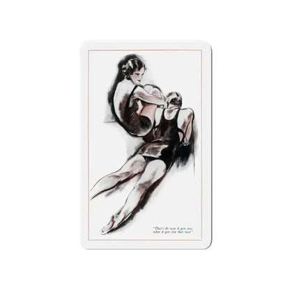 Men Are So Simple (1), McCall's, August 1930 (Magazine Illustration) Refrigerator Magnet 4 Inch - The Sticker Space