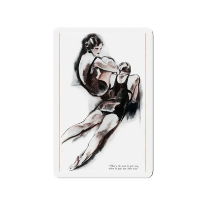 Men Are So Simple (1), McCall's, August 1930 (Magazine Illustration) Refrigerator Magnet - The Sticker Space