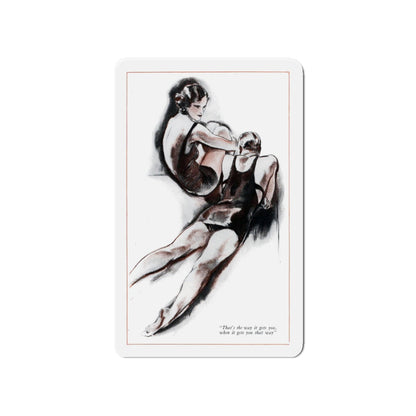 Men Are So Simple (1), McCall's, August 1930 (Magazine Illustration) Refrigerator Magnet-4" x 4"-The Sticker Space