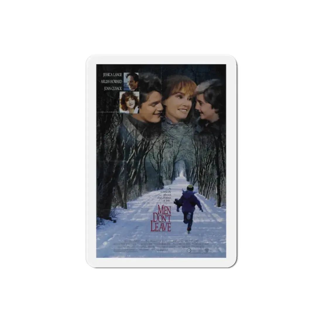 Men Dont Leave 1990 Movie Poster Refrigerator Magnet 2 Inch - The Sticker Space