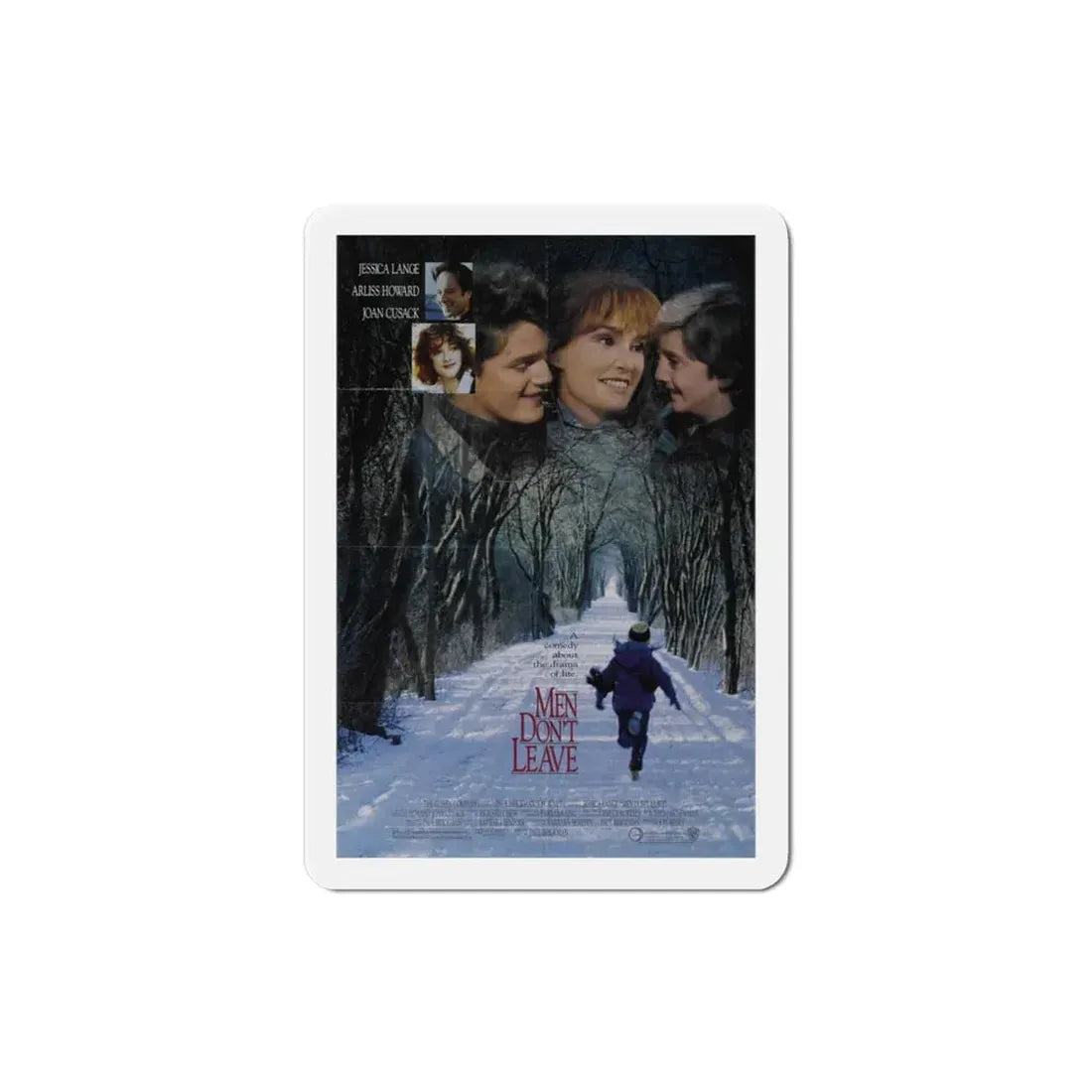 Men Dont Leave 1990 Movie Poster Refrigerator Magnet 3 Inch - The Sticker Space
