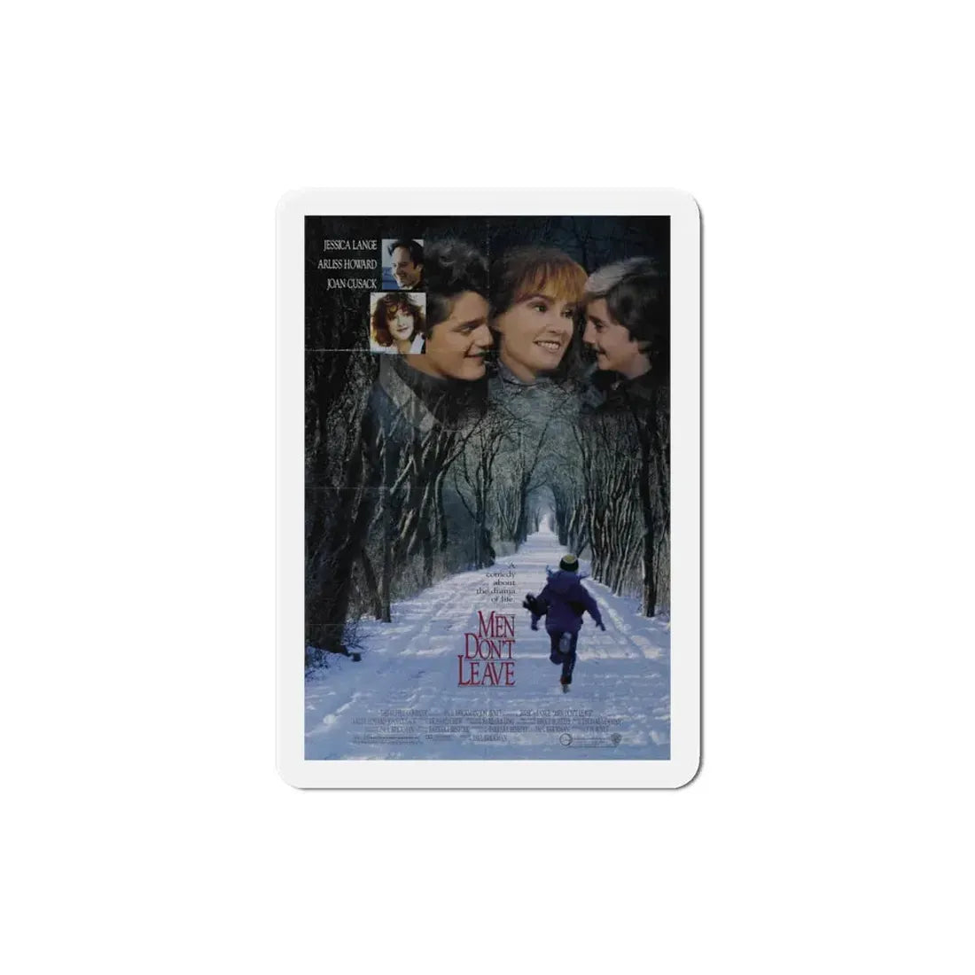 Men Dont Leave 1990 Movie Poster Refrigerator Magnet 4 Inch - The Sticker Space
