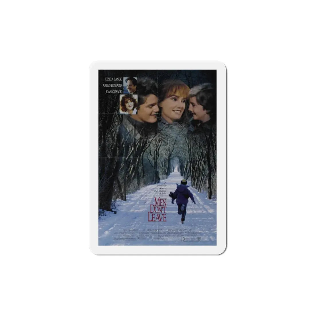 Men Dont Leave 1990 Movie Poster Refrigerator Magnet - The Sticker Space