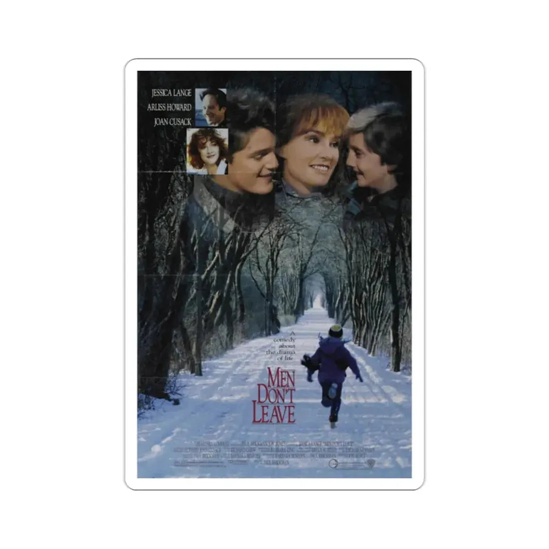 Men Dont Leave 1990 Movie Poster STICKER Vinyl Die-Cut Decal 2 Inch - The Sticker Space