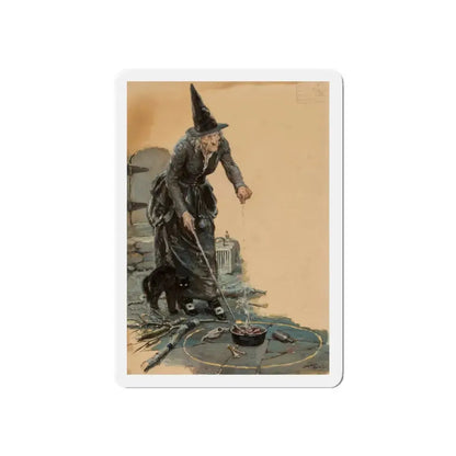 Men Hate Cats - Why, interior magazine illustration, November 1927 (Magazine Illustration) Refrigerator Magnet - The Sticker Space