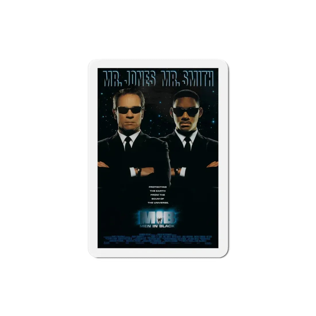 Men In Black 1997 Movie Poster Refrigerator Magnet - The Sticker Space
