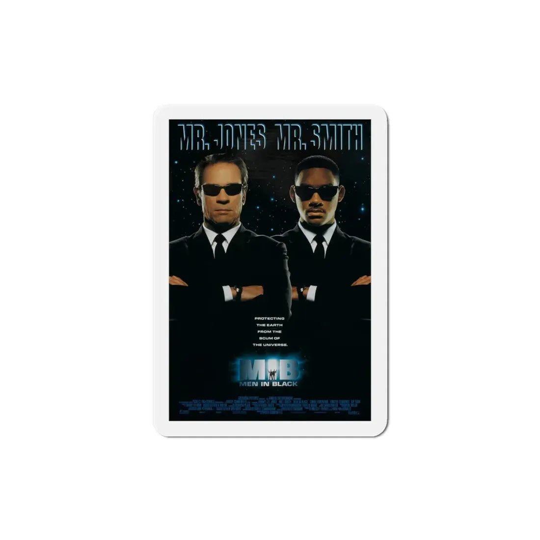 Men In Black 1997 Movie Poster Refrigerator Magnet - The Sticker Space