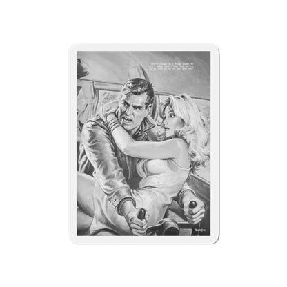 Men-November-1967-1 (Magazine Illustration) Refrigerator Magnet - The Sticker Space