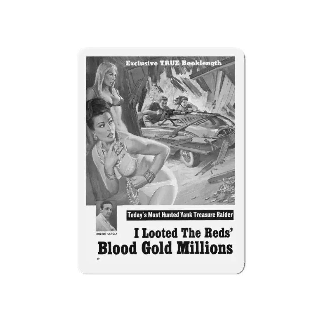 Men-November-1967-2 (Magazine Illustration) Refrigerator Magnet 5 Inch - The Sticker Space