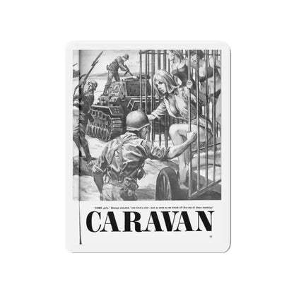 Men-November-1967-3 (Magazine Illustration) Refrigerator Magnet 4 Inch - The Sticker Space