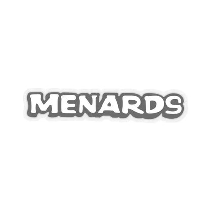 Menards (only text) (Logo) STICKER Vinyl Kiss-Cut Decal 2 Inch Transparent - The Sticker Space