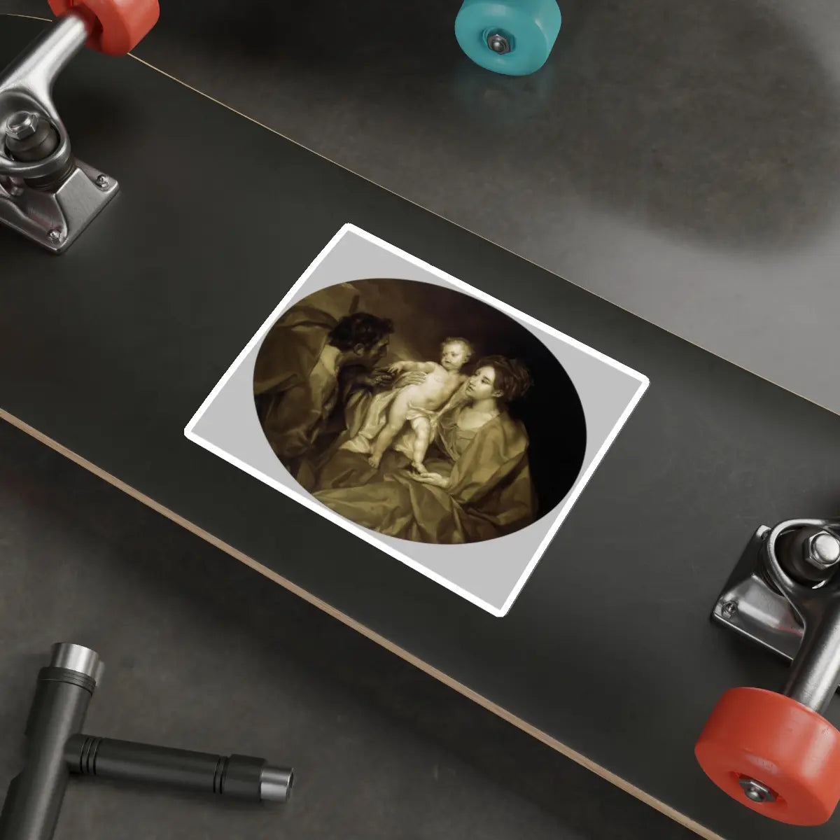 SKU:26231987378460838112 Sticker types:White Shape:Die-Cut Sizes:6" × 6"