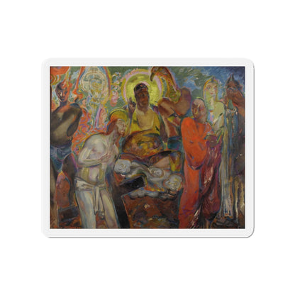 Men's Gods, circa 1923 (Magazine Illustration) Refrigerator Magnet-4" x 4"-The Sticker Space