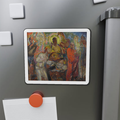 Men's Gods, circa 1923 (Magazine Illustration) Refrigerator Magnet-The Sticker Space