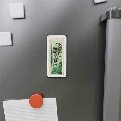 Men's Magazine Spot Illustration (Magazine Illustration) Refrigerator Magnet-The Sticker Space