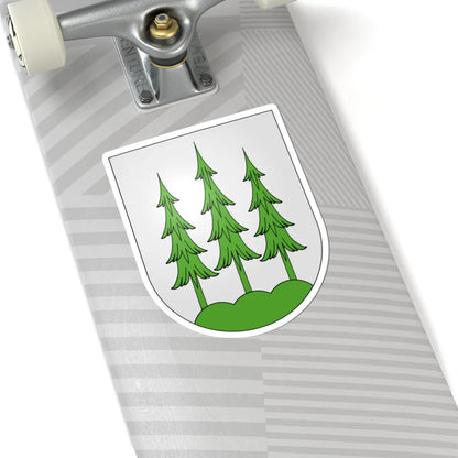 Menzingen-coat of arms (Switzerland) (Coat of Arms) STICKER Vinyl Kiss-Cut Decal - The Sticker Space