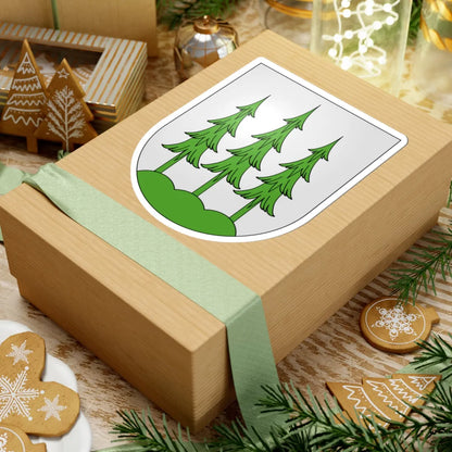 Menzingen-coat of arms (Switzerland) (Coat of Arms) STICKER Vinyl Kiss-Cut Decal - The Sticker Space