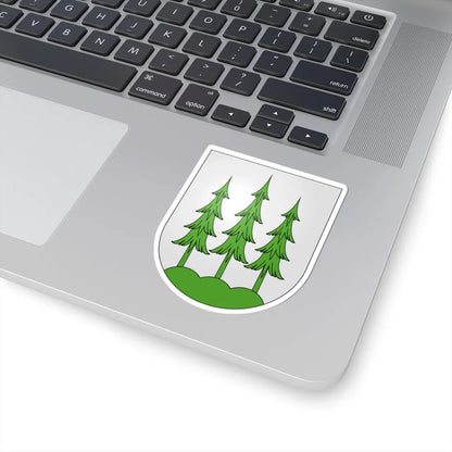 Menzingen-coat of arms (Switzerland) (Coat of Arms) STICKER Vinyl Kiss-Cut Decal - The Sticker Space