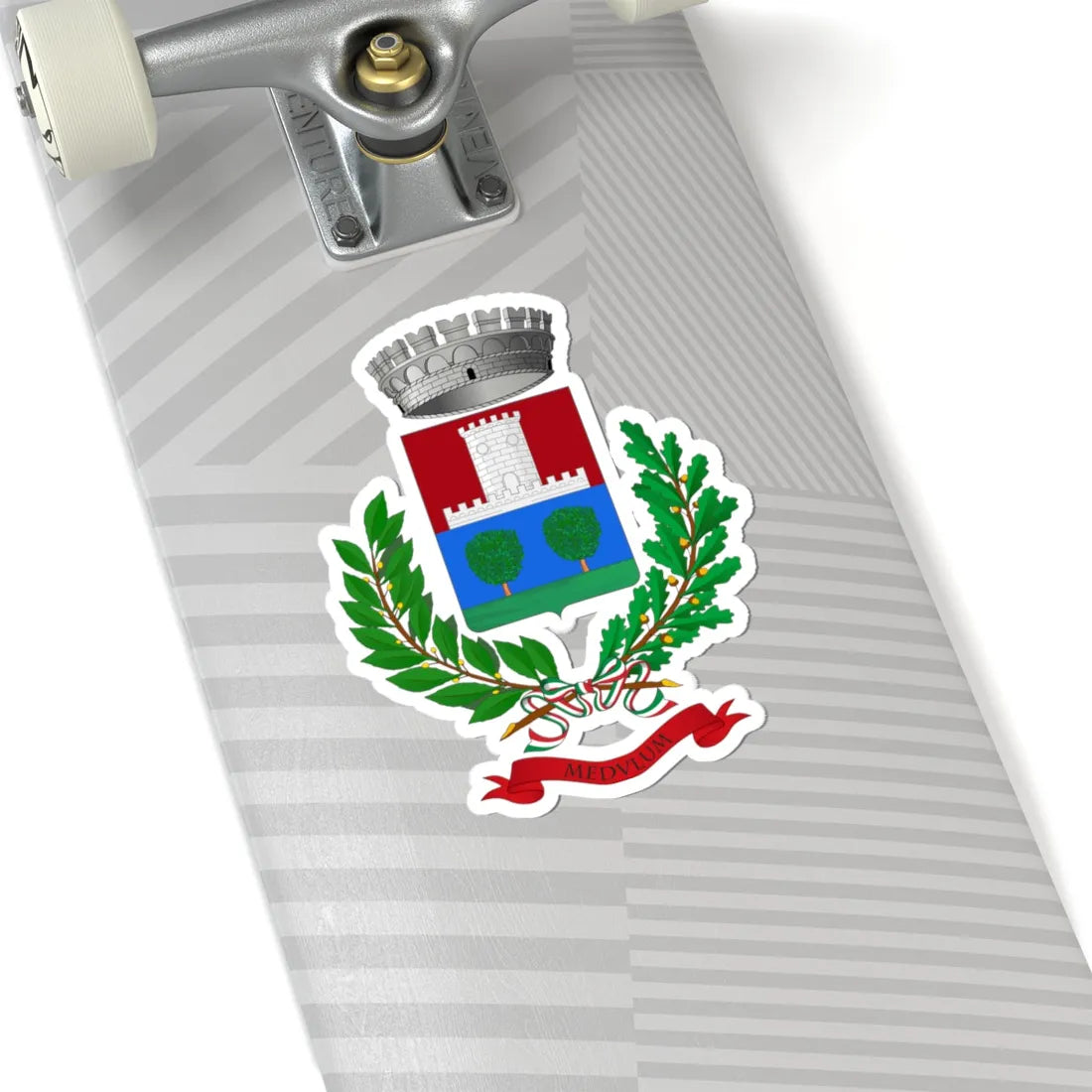 Meolo-Stemma (Italy) (Coat of Arms) STICKER Vinyl Kiss-Cut Decal - The Sticker Space