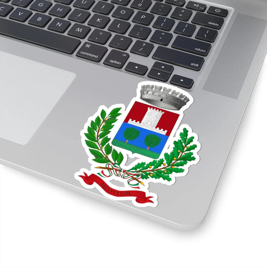 Meolo-Stemma (Italy) (Coat of Arms) STICKER Vinyl Kiss-Cut Decal - The Sticker Space