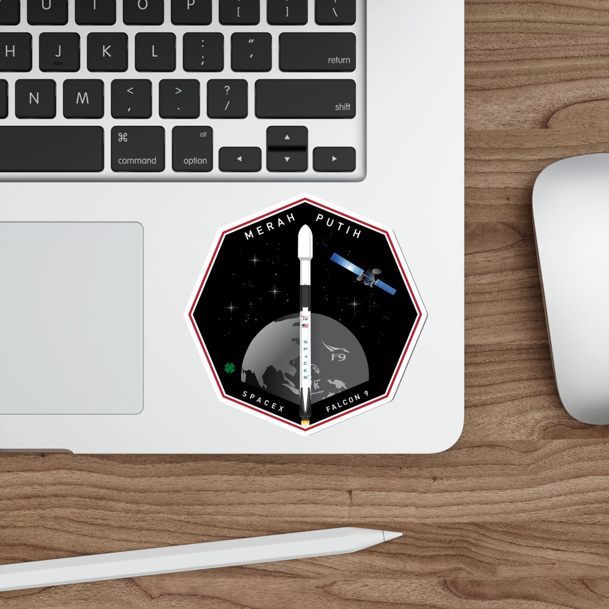 Merah Putih (SpaceX) STICKER Vinyl Die-Cut Decal-The Sticker Space