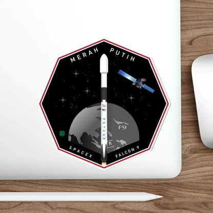 Merah Putih (SpaceX) STICKER Vinyl Die-Cut Decal - The Sticker Space