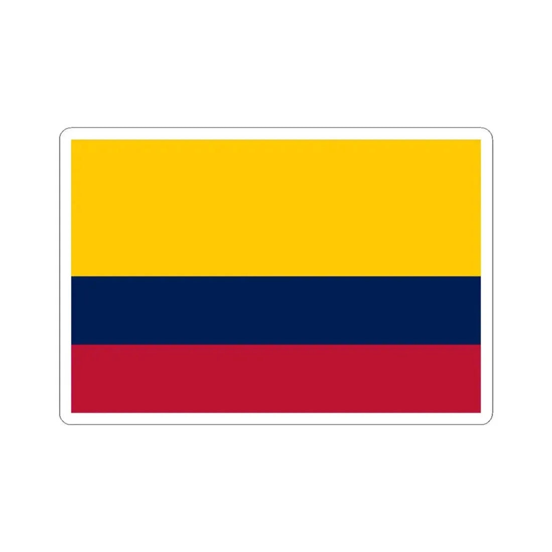 Merchant flag of Ecuador (Ecuador) STICKER Vinyl Kiss-Cut Decal 3 Inch White - The Sticker Space