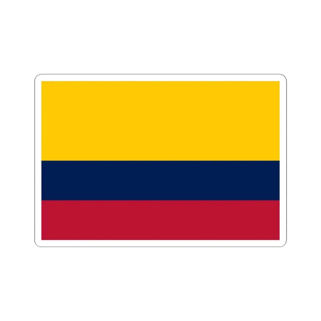 Merchant flag of Ecuador (Ecuador) STICKER Vinyl Kiss-Cut Decal 4 Inch White - The Sticker Space