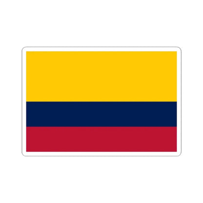 Merchant flag of Ecuador (Ecuador) STICKER Vinyl Kiss-Cut Decal 4 Inch White - The Sticker Space
