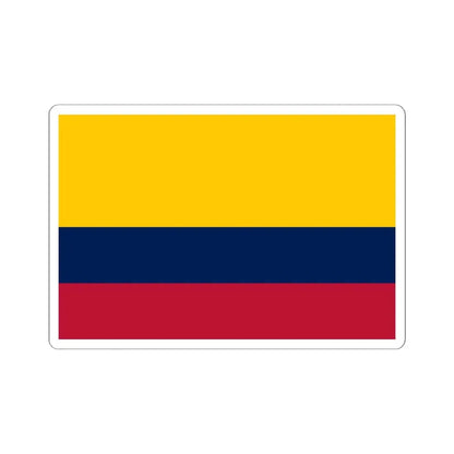 Merchant flag of Ecuador (Ecuador) STICKER Vinyl Kiss-Cut Decal 6 Inch White - The Sticker Space