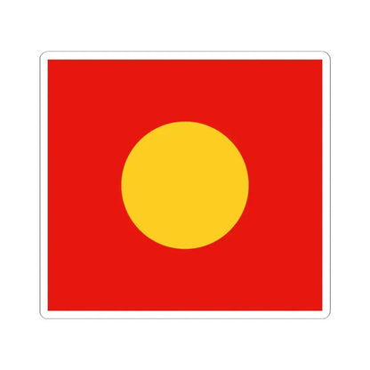 Merchant flag of the Chinese community in the Sulu Sultanate (China) STICKER Vinyl Kiss-Cut Decal 3 Inch White - The Sticker Space