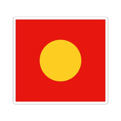 Merchant flag of the Chinese community in the Sulu Sultanate (China) STICKER Vinyl Kiss-Cut Decal 6 Inch White - The Sticker Space