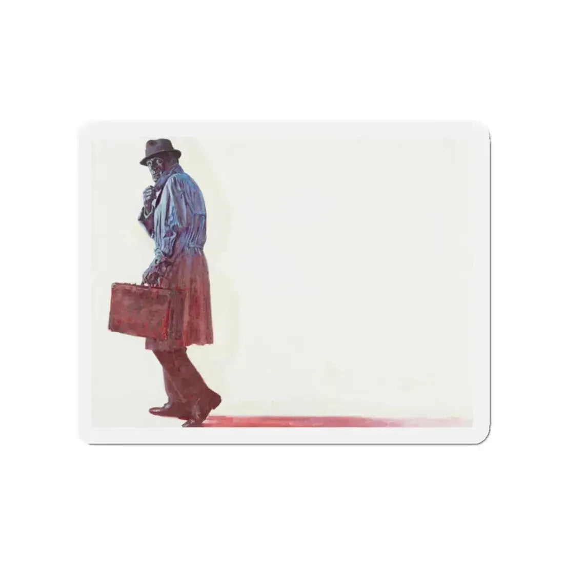 Merchants of Heroine Illustration, August 1968 (Magazine Illustration) Refrigerator Magnet 2 Inch - The Sticker Space