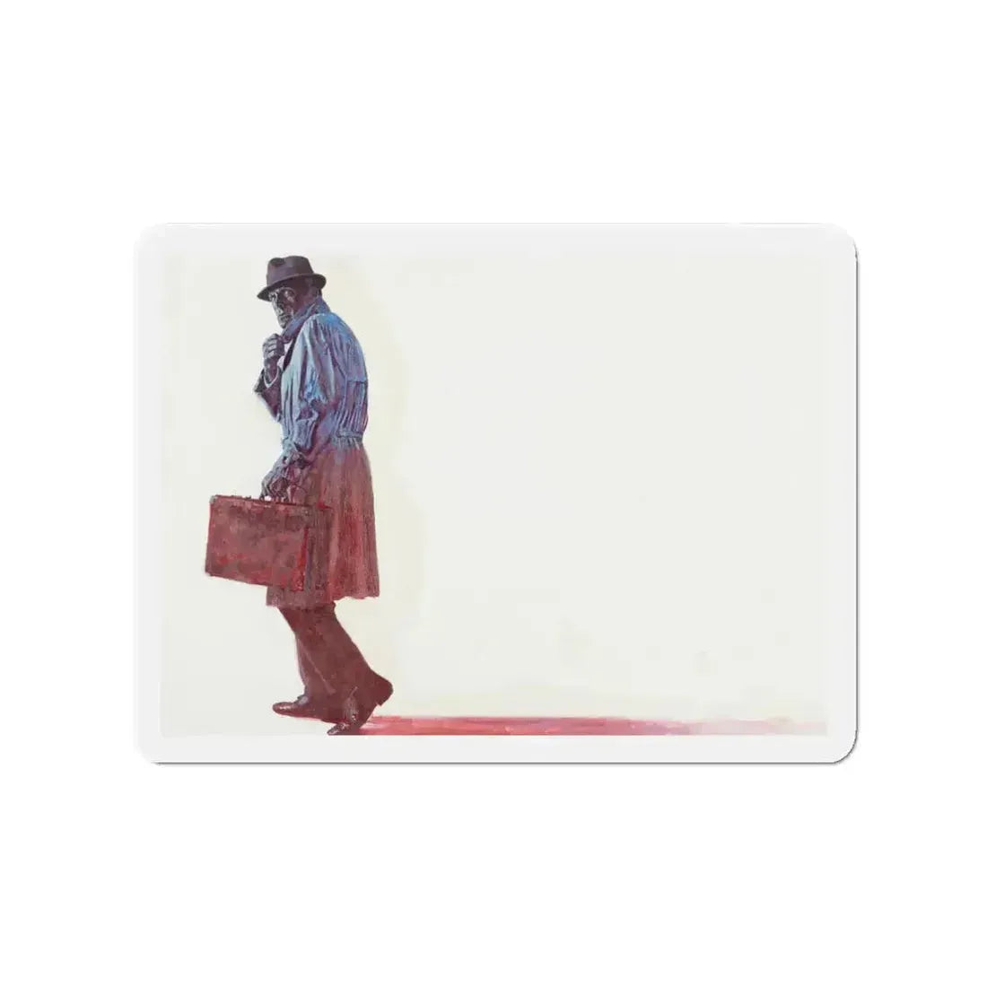 Merchants of Heroine Illustration, August 1968 (Magazine Illustration) Refrigerator Magnet 3 Inch - The Sticker Space