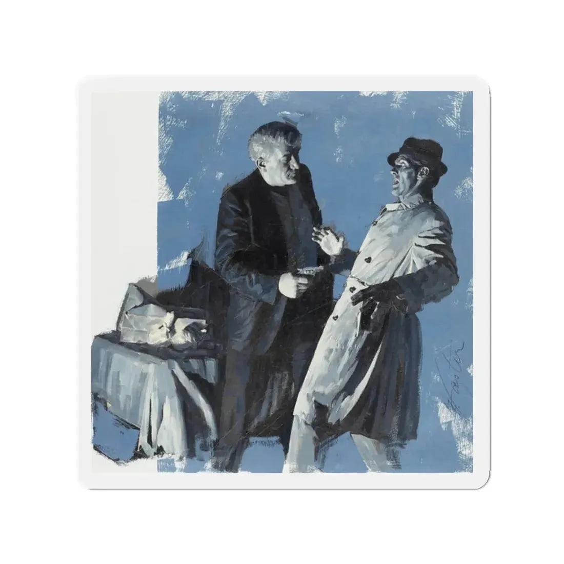 Merchants of Heroine Illustration, September 1968 (Magazine Illustration) Refrigerator Magnet - The Sticker Space