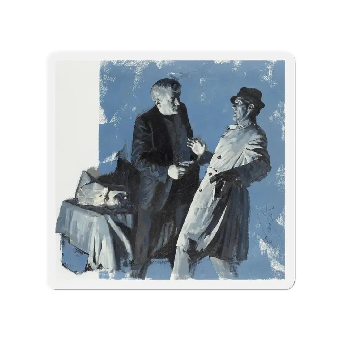 Merchants of Heroine Illustration, September 1968 (Magazine Illustration) Refrigerator Magnet - The Sticker Space