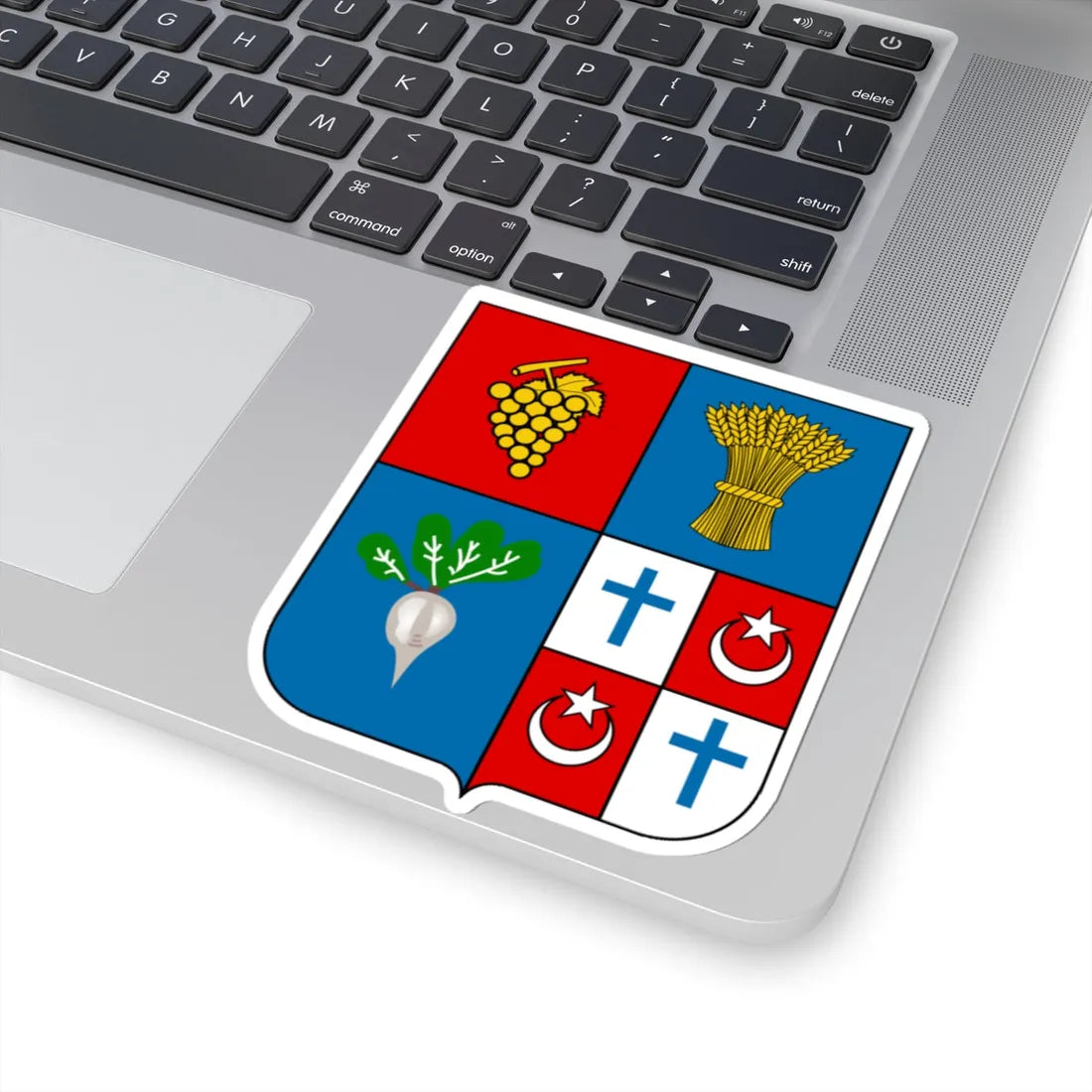 Mercier-Lacome Coat of Arms French Algeria (Algeria) (Coat of Arms) STICKER Vinyl Kiss-Cut Decal - The Sticker Space