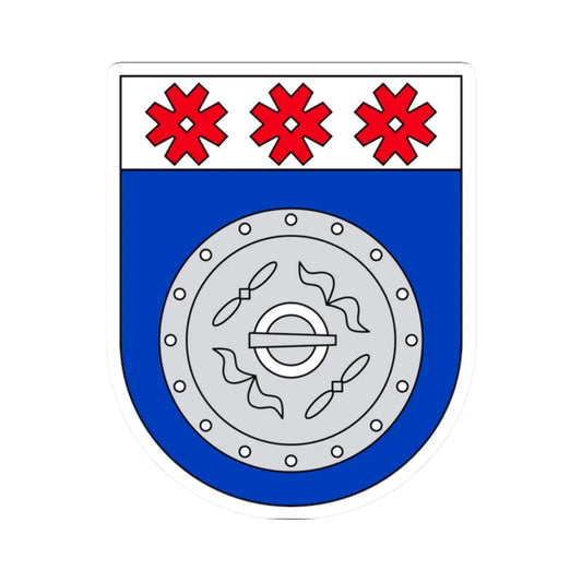 Meremäe valla vapp (Estonia) (Coat of Arms) STICKER Vinyl Kiss-Cut Decal 2 Inch White - The Sticker Space