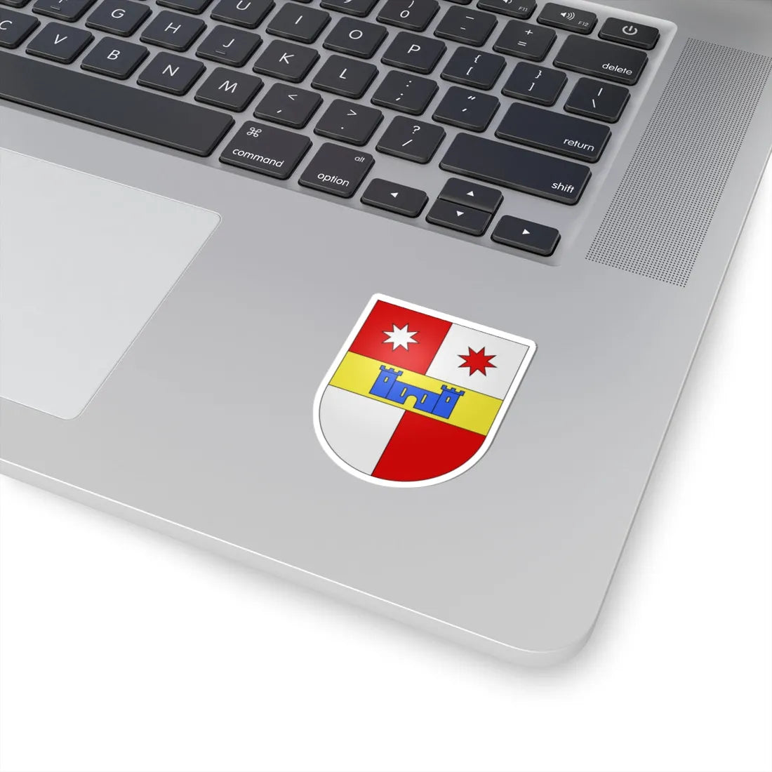 Meride-coat of arms (Switzerland) (Coat of Arms) STICKER Vinyl Kiss-Cut Decal - The Sticker Space