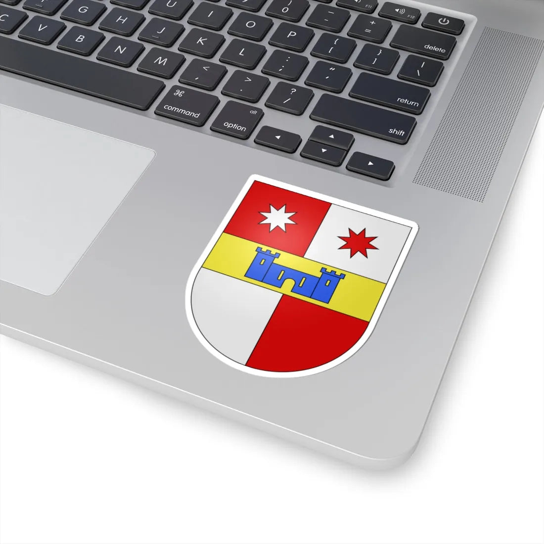 Meride-coat of arms (Switzerland) (Coat of Arms) STICKER Vinyl Kiss-Cut Decal - The Sticker Space