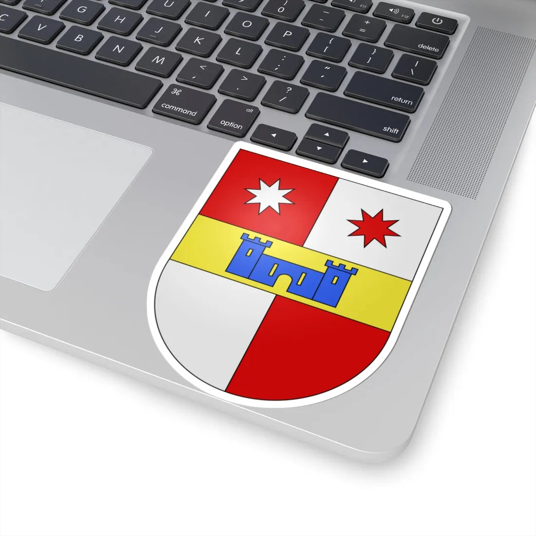 Meride-coat of arms (Switzerland) (Coat of Arms) STICKER Vinyl Kiss-Cut Decal - The Sticker Space