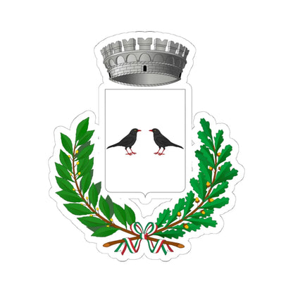 Merlara-Stemma (Italy) (Coat of Arms) STICKER Vinyl Kiss-Cut Decal 6 Inch White - The Sticker Space