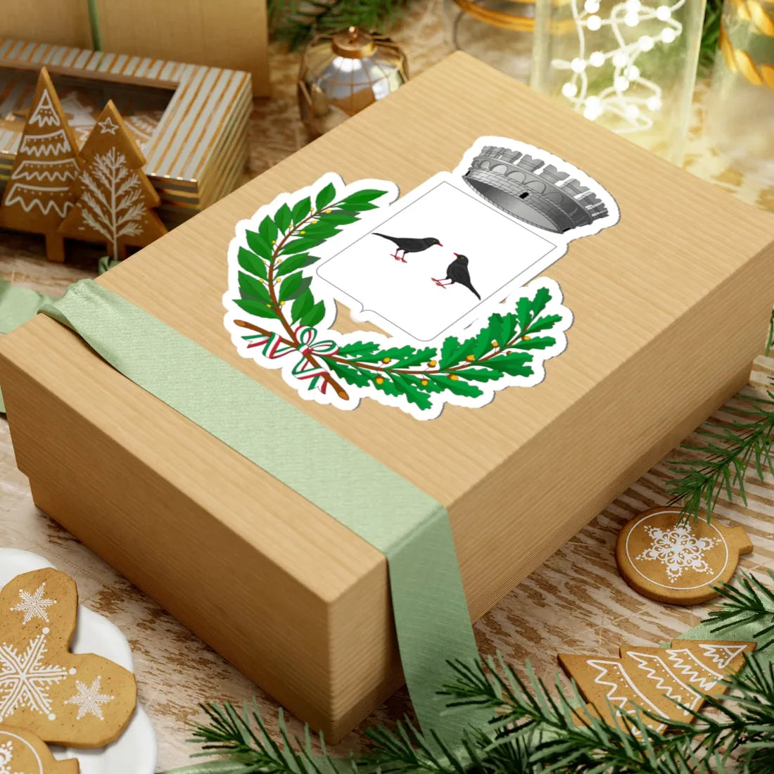 Merlara-Stemma (Italy) (Coat of Arms) STICKER Vinyl Kiss-Cut Decal - The Sticker Space