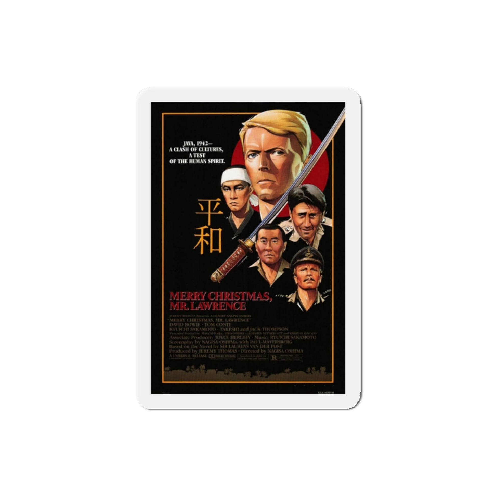 Merry Christmas, Mr Lawrence 1983 Movie Poster Die-Cut Magnet-The Sticker Space